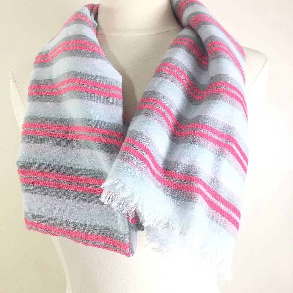 Oliver Bonas Scarf - Grey Pink